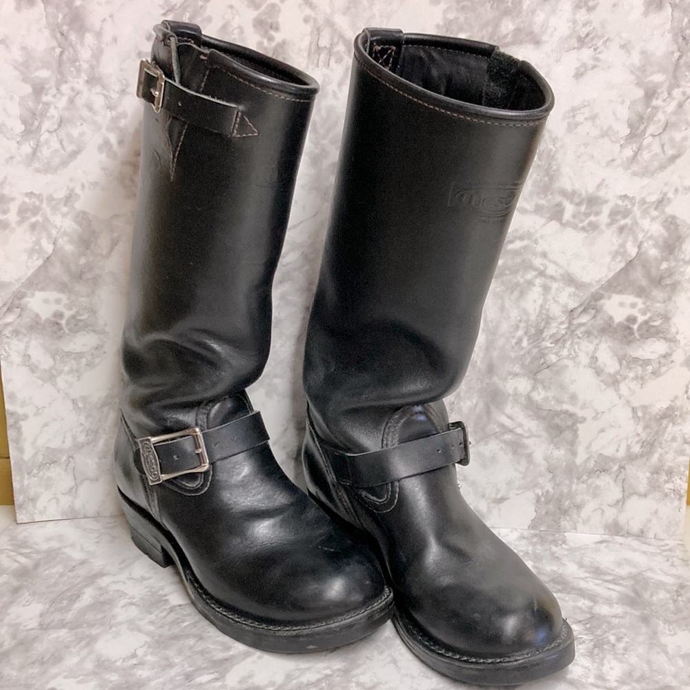 Wesco engineer, motorcycle leather boots “the Boss” size 39 W 8.5 M 7-7.5